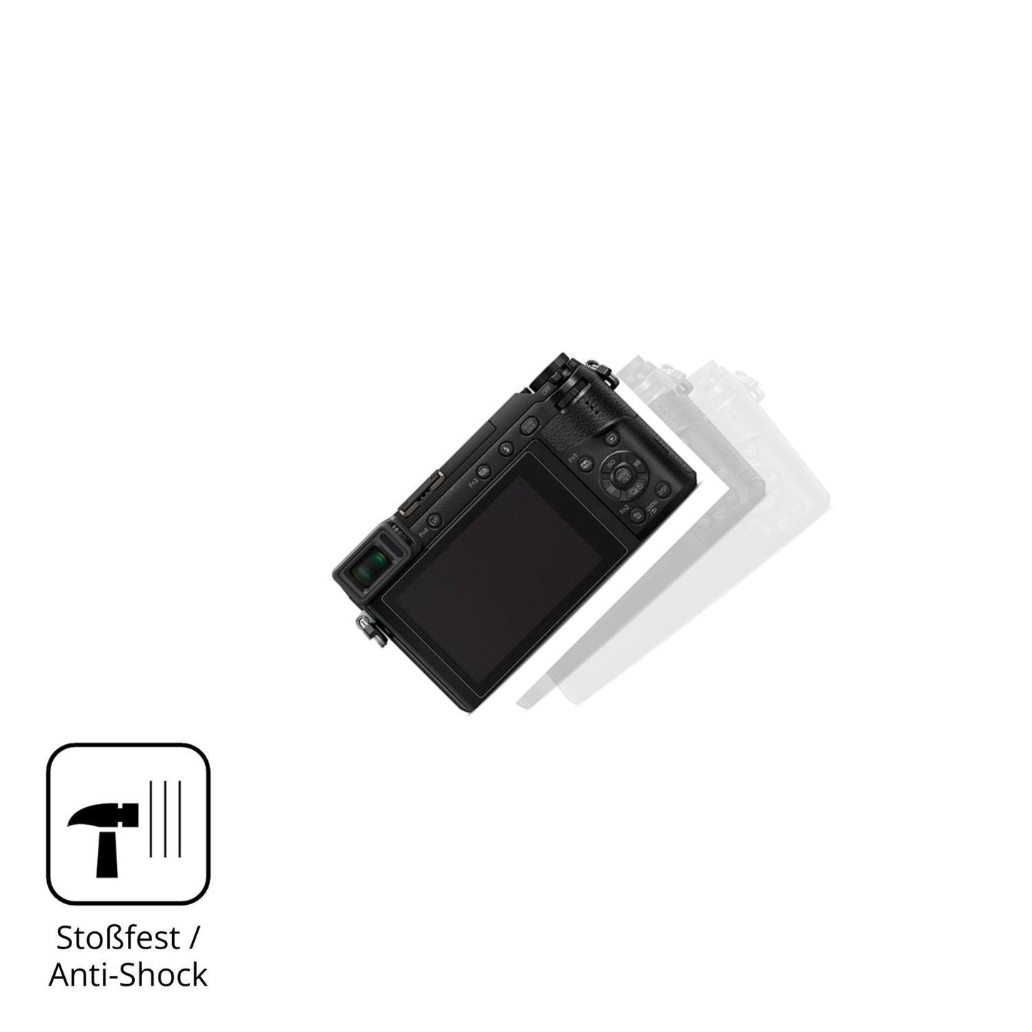 2x 9H Schutzfolie für Panasonic GX80 Panzerfolie (4)