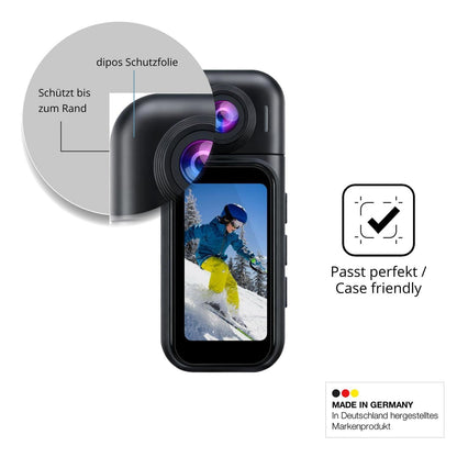 2x 9H Schutzfolie für YMBZY 4K Mini Action Cam Pan (6)