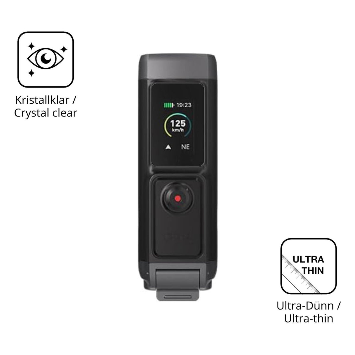 4x Schutzfolie klar für AKEEYO AKY-730 Pro Display (5)