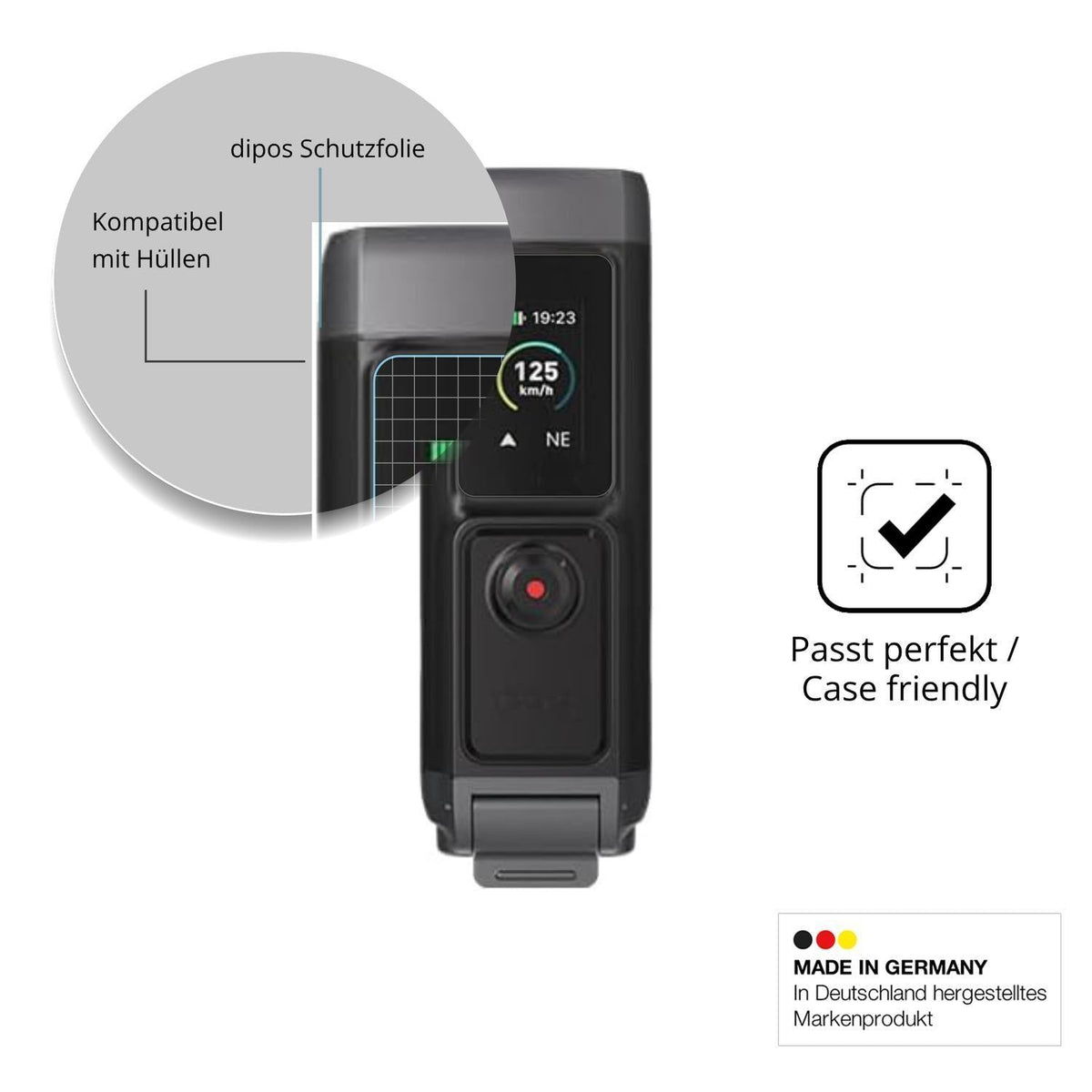 4x Schutzfolie klar für AKEEYO AKY-730 Pro Display (6)