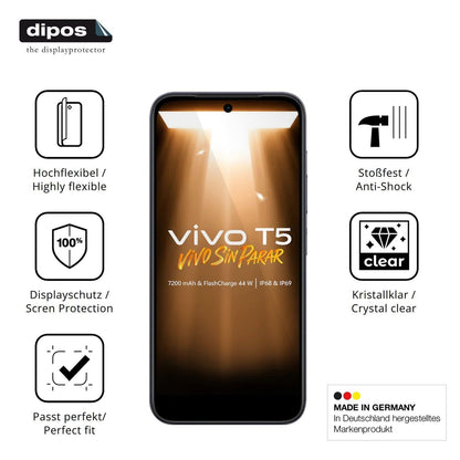 2x 3D Full Cover Schutzfolie für Vivo T5 (7)