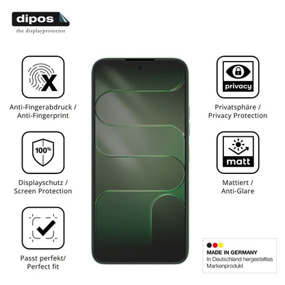 Blickschutzfolie für Tecno Pop X 5G matt Schutzfol (5)