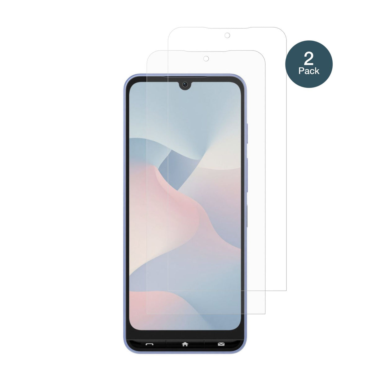 2x 9H Schutzfolie matt für ZTE Kantan Sumaho5 Panz (2)