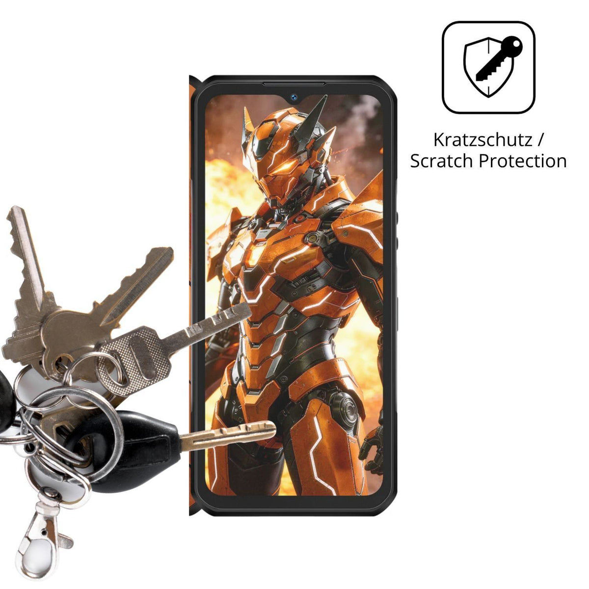 4x Schutzfolie matt für Oukitel WP66 Display-Schut (4)