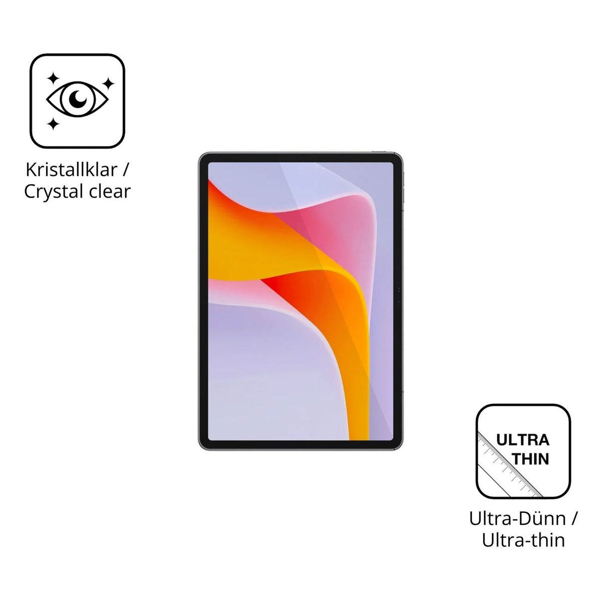 2x Schutzfolie klar für Ulefone Tab A12 Pro Displa (5)