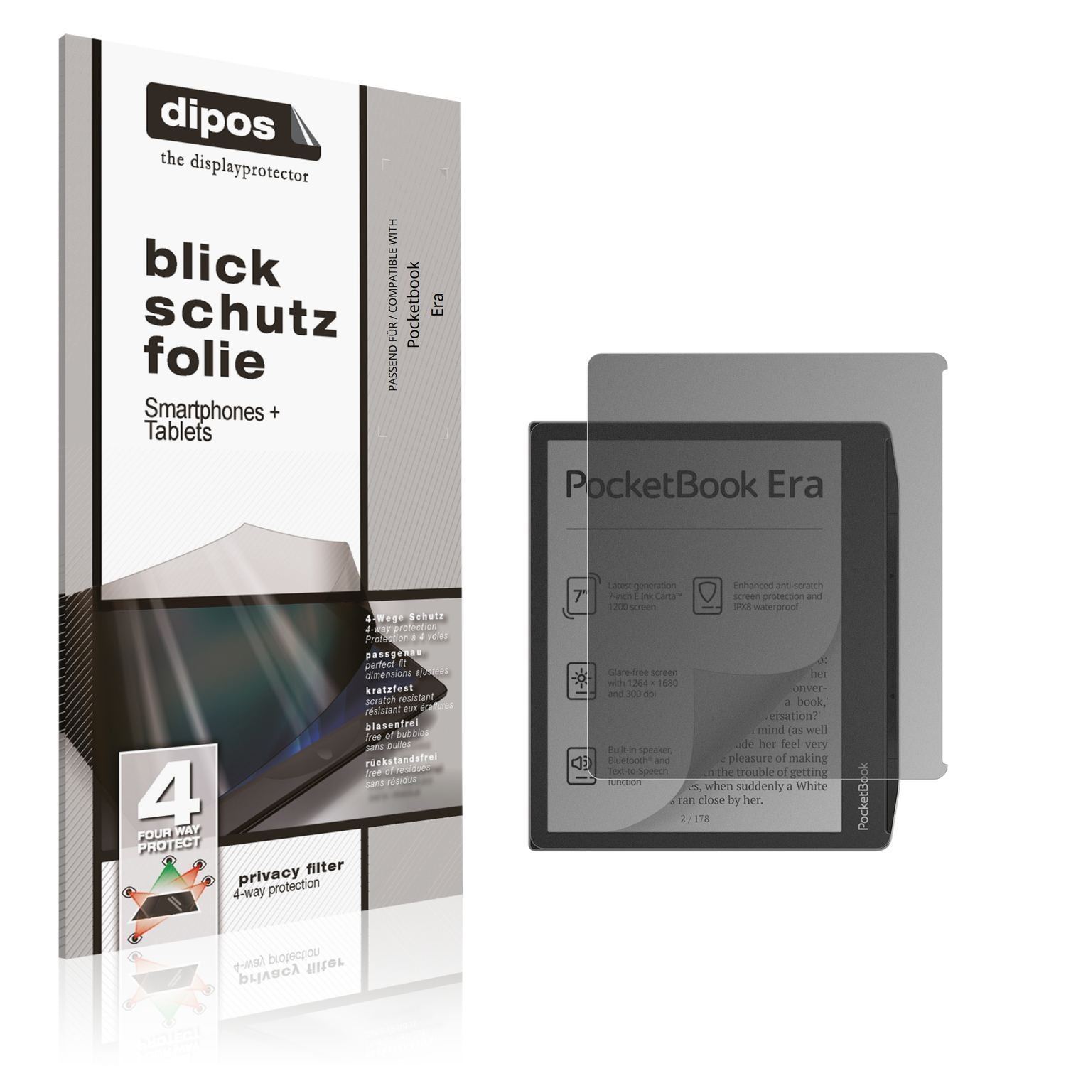 Blickschutzfolie für Pocketbook Era matt Schutzfol (1)