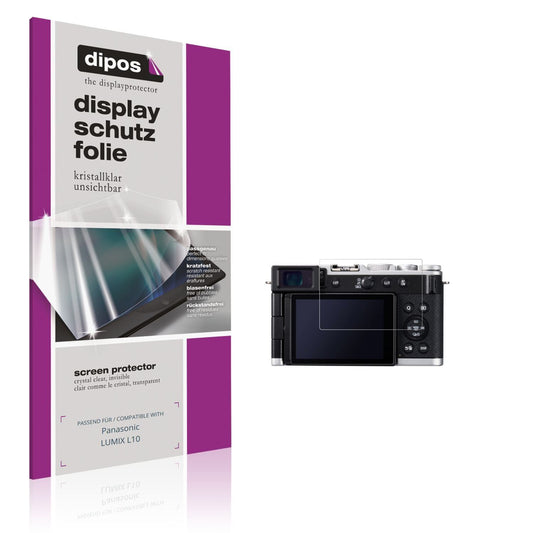 4x Schutzfolie klar für Panasonic LUMIX L10 Displa (1)