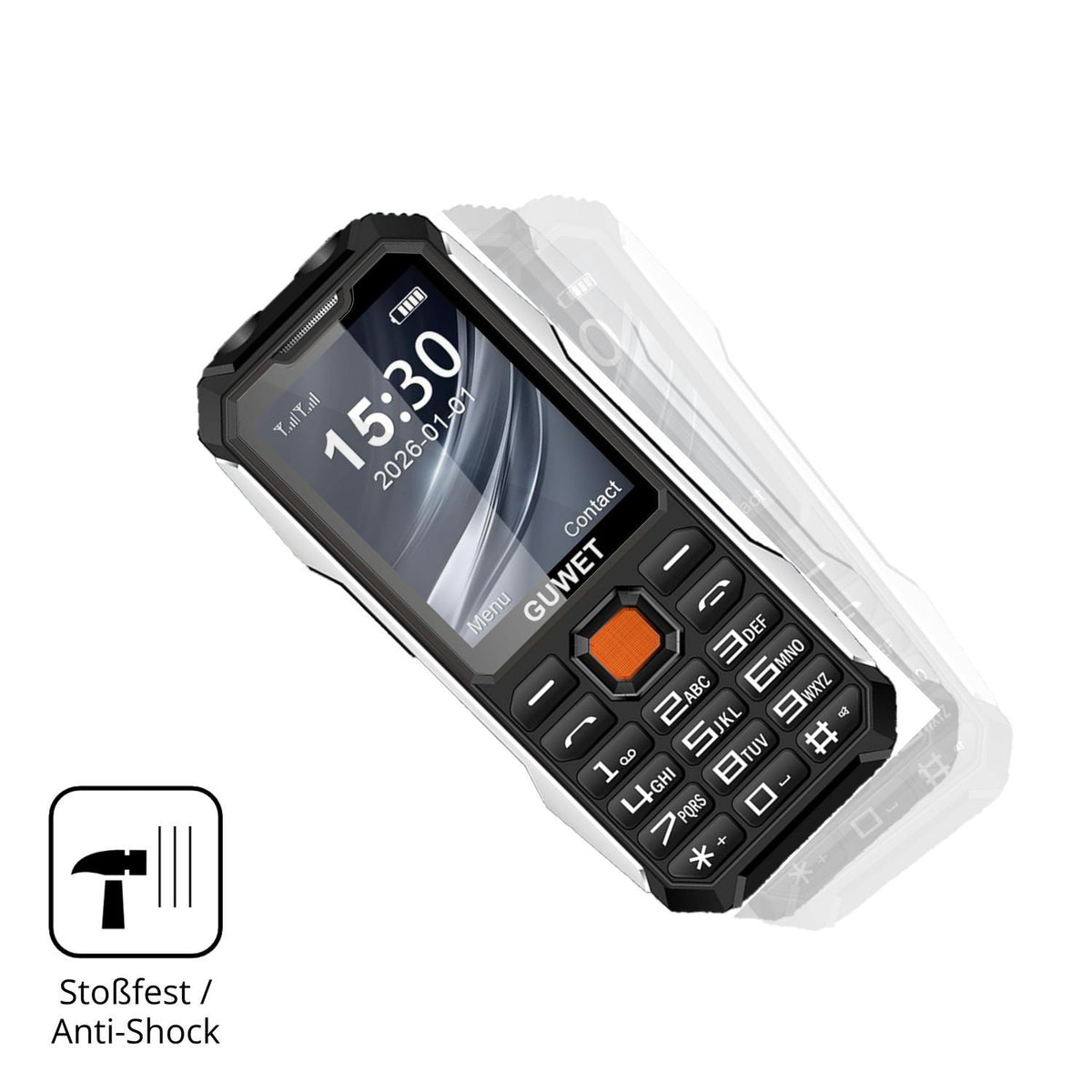2x 9H Schutzfolie für Guwet A6 Panzerfolie (4)