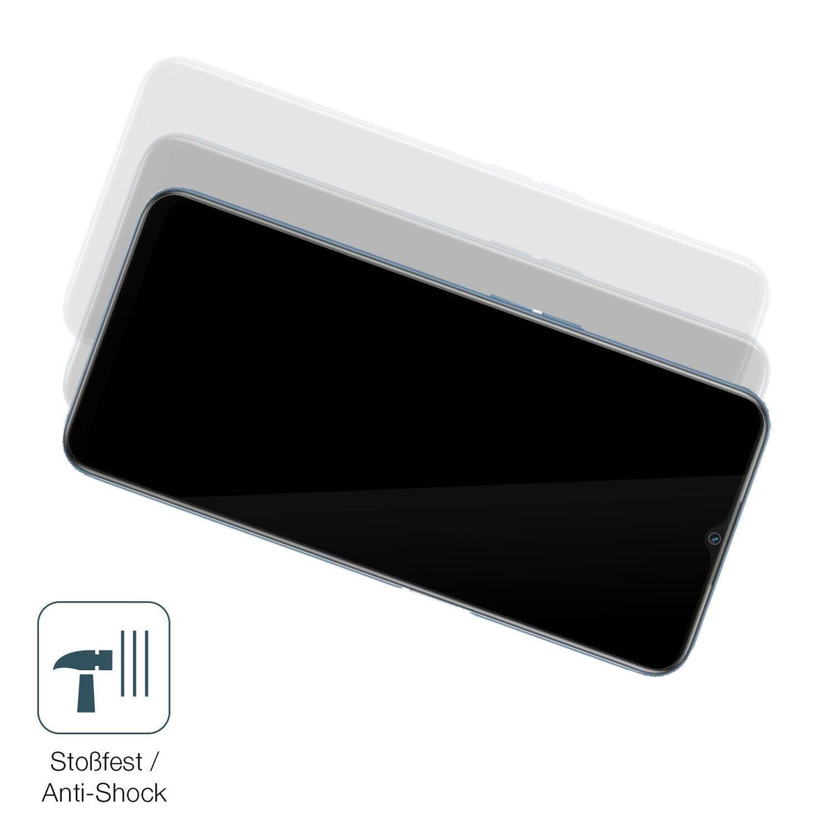1x 9H Schutzfolie für OPPO A16 Panzerfolie (4)