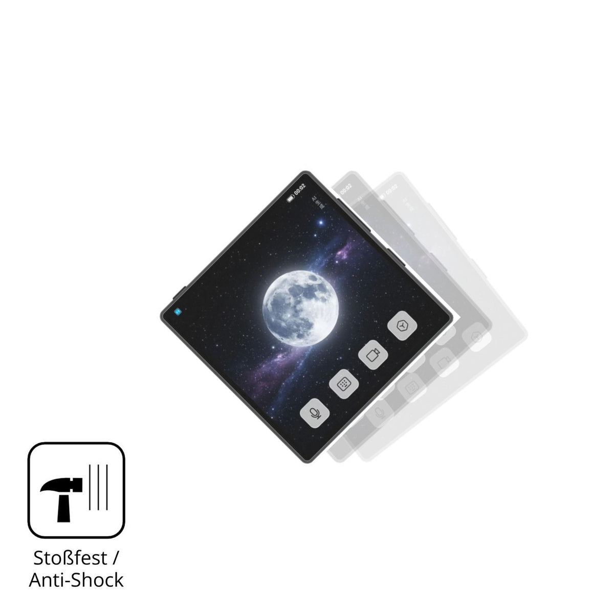 2x 9H Schutzfolie matt für Coolpad Small Cube Panz (4)