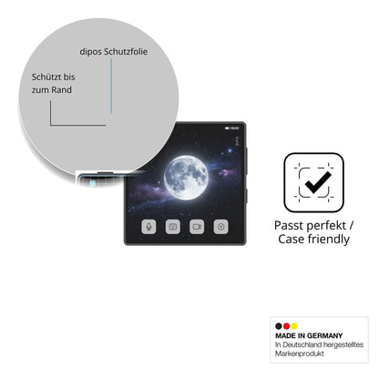 2x 9H Schutzfolie matt für Coolpad Small Cube Panz (6)