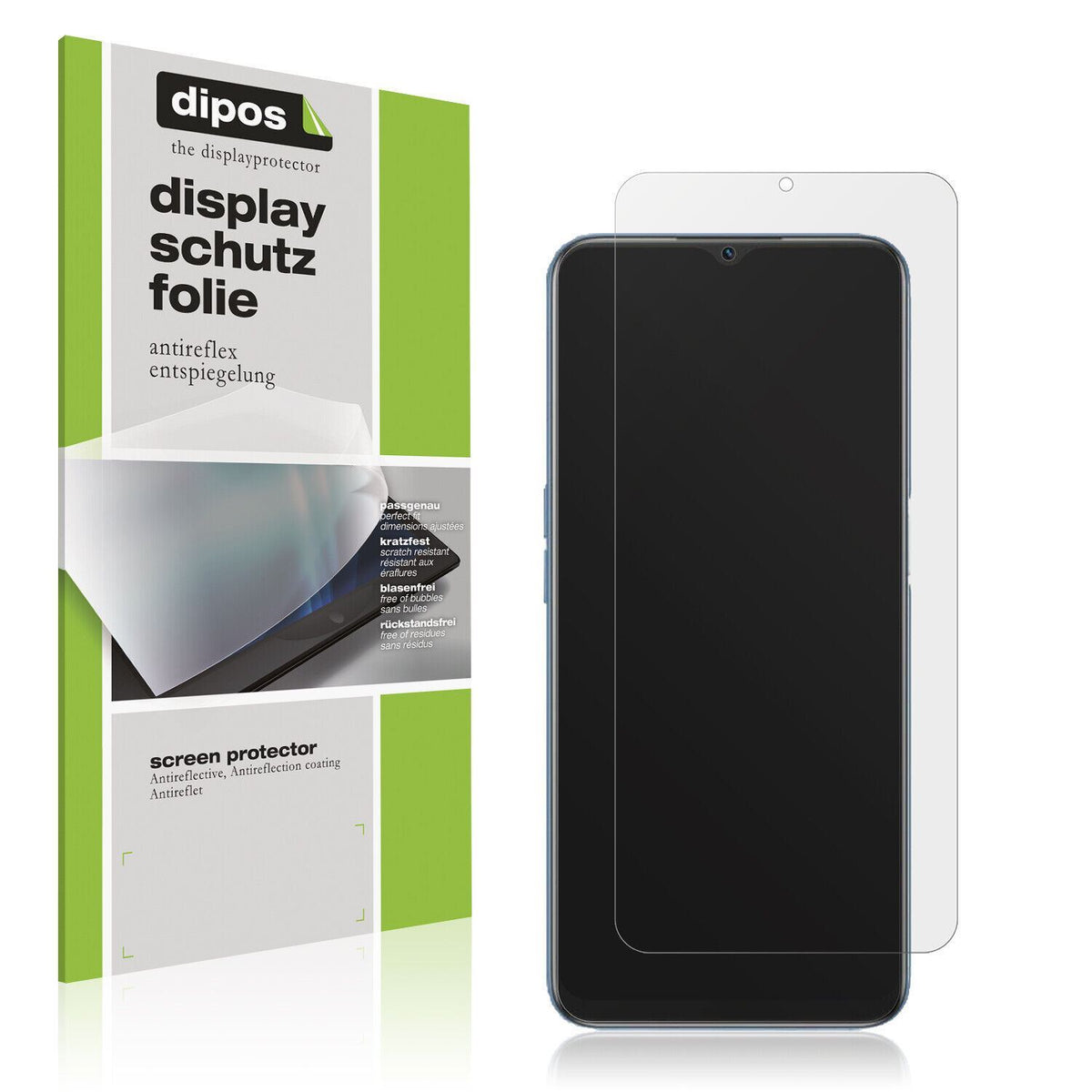 5x Schutzfolie matt für OPPO A16 Display-Schutzfol (1)
