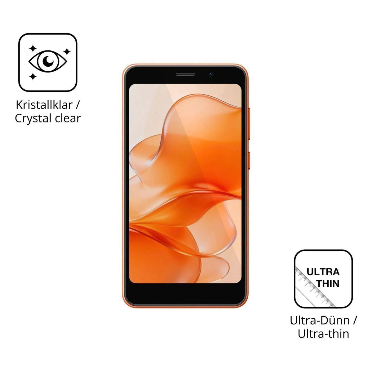 4x Schutzfolie klar für Ulefone Note 22 Display-Sc (5)