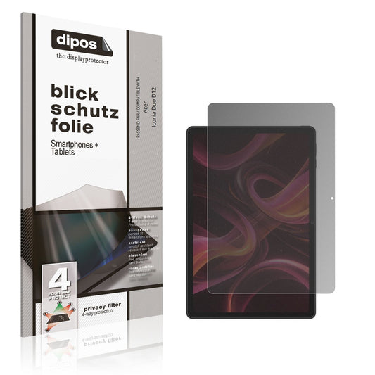 Blickschutzfolie für Acer Iconia Duo D12 matt Schu (1)