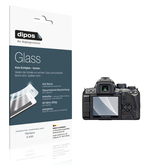 2x 9H Schutzfolie matt für Olympus E-620 Panzerfol (1)