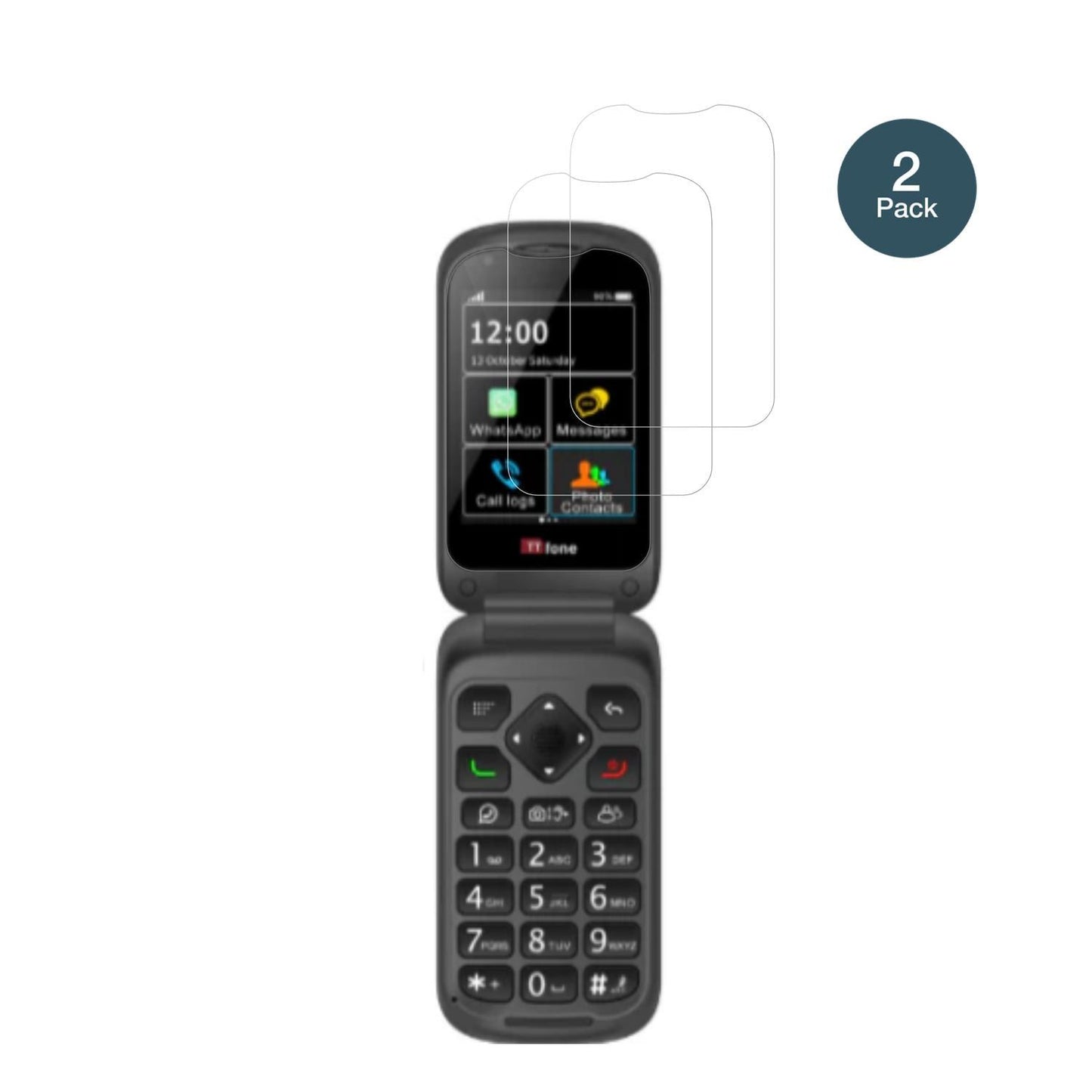 2x 9H Schutzfolie für TTfone TT970 Panzerfolie (2)