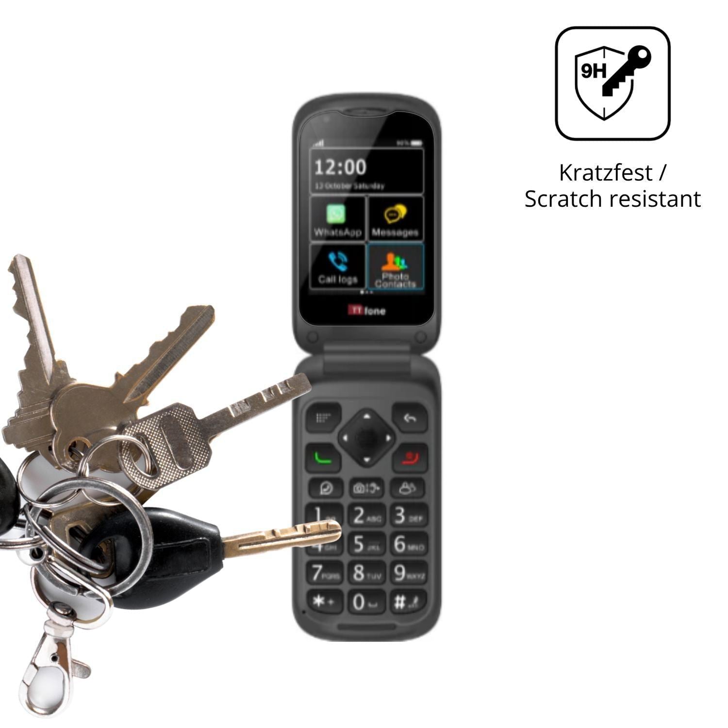 2x 9H Schutzfolie für TTfone TT970 Panzerfolie (3)