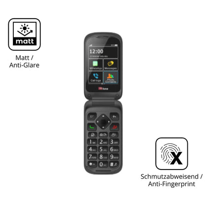 2x 9H Schutzfolie matt für TTfone TT970 Panzerfoli (5)