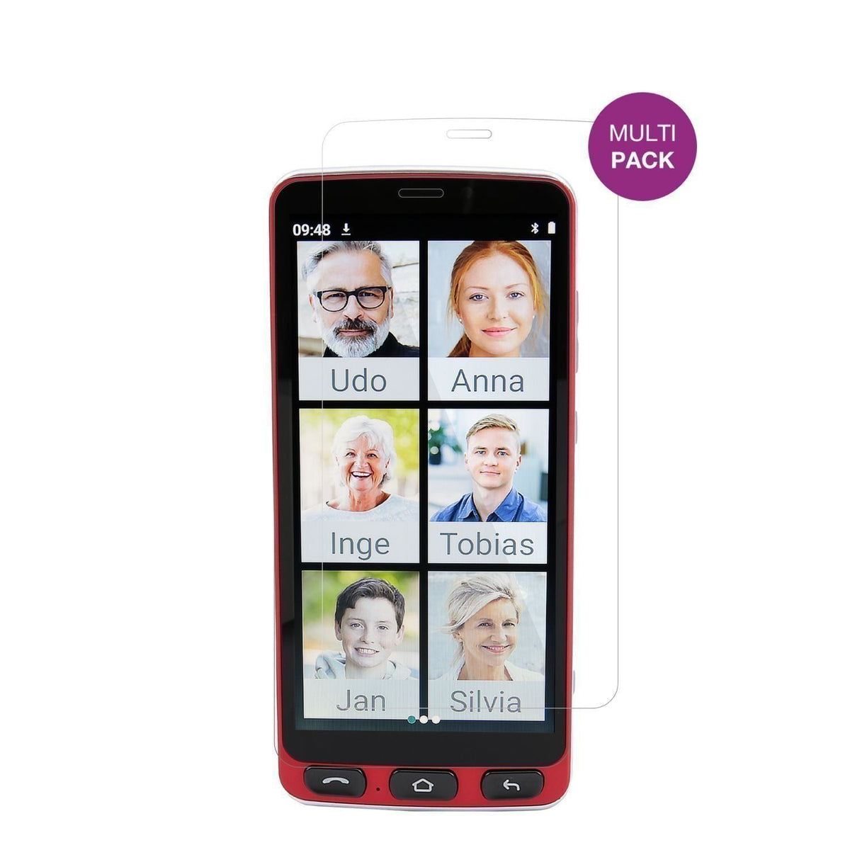 4x Schutzfolie klar für Olympia NEO PLUS Display-S (2)
