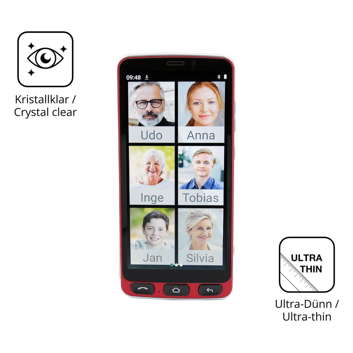 4x Schutzfolie klar für Olympia NEO PLUS Display-S (5)