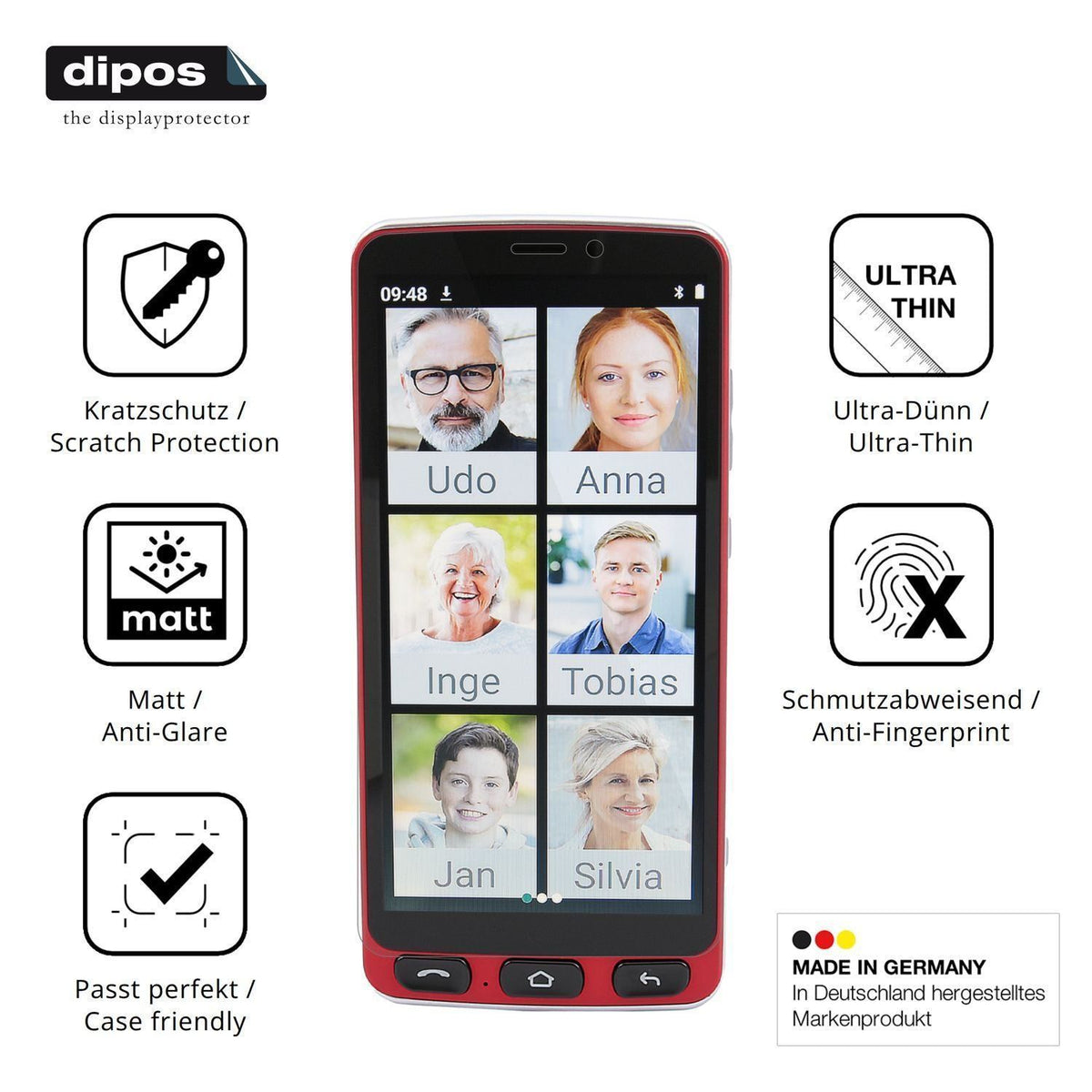 4x Schutzfolie matt für Olympia NEO PLUS Display-S (7)