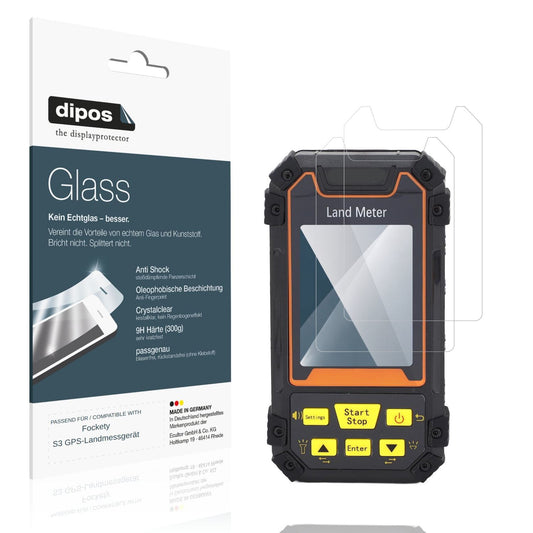 2x 9H Schutzfolie für Fockety S3 GPS-Landmessgerät (1)