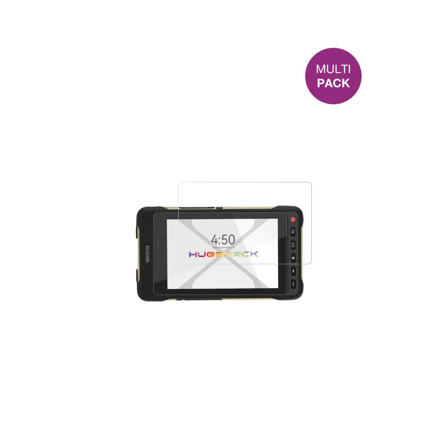 2x Schutzfolie klar für Hugerock X70 Display-Schut (2)