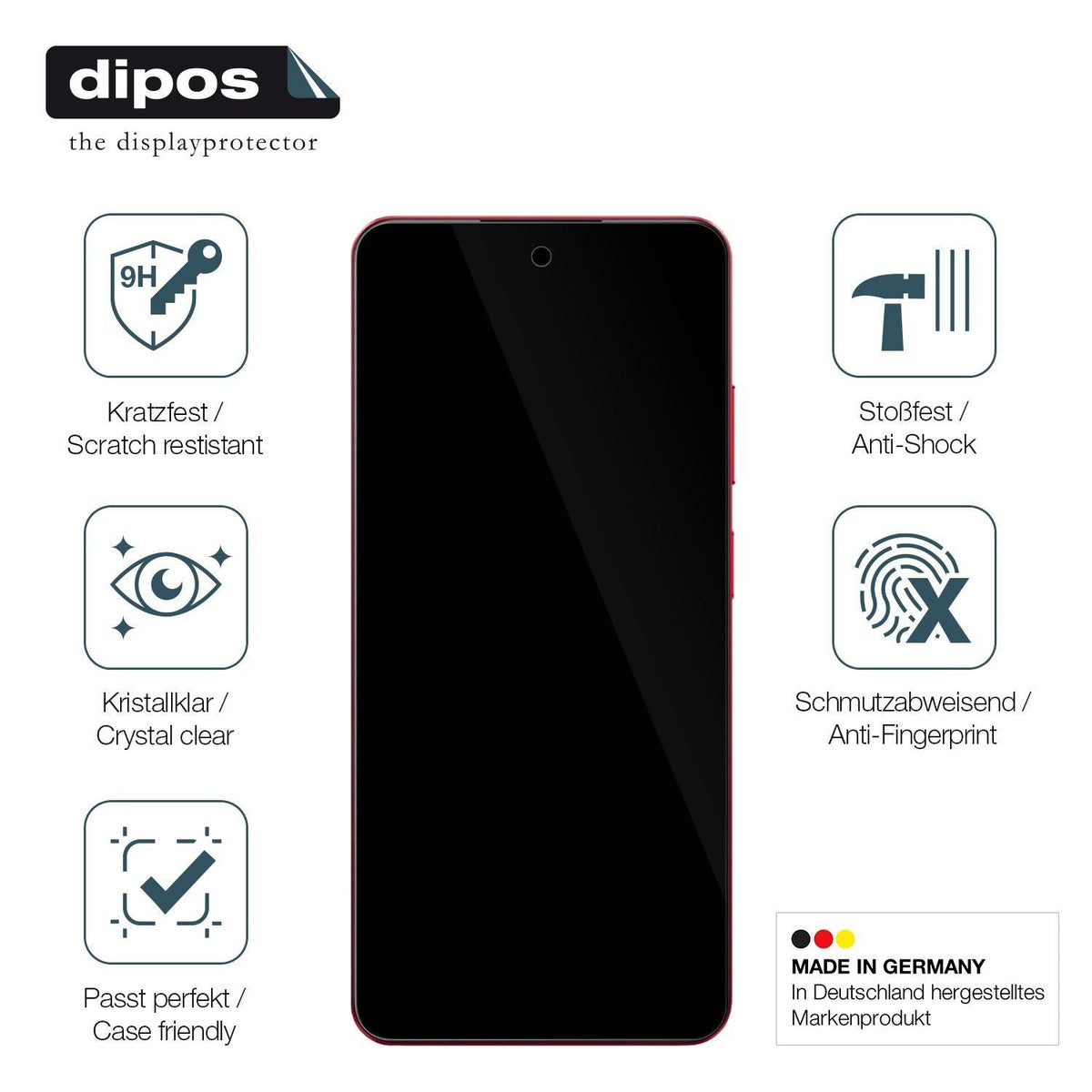 2x Schutzfolie klar für Hugerock X70 Display-Schut (5)
