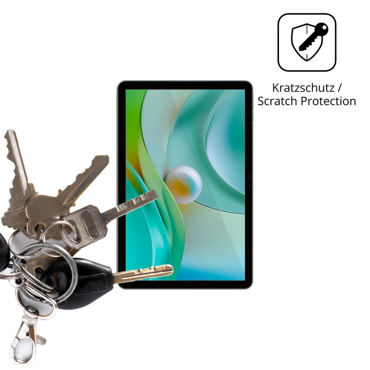 2x Schutzfolie klar für SPC Gravity 10.1 Display-S (4)
