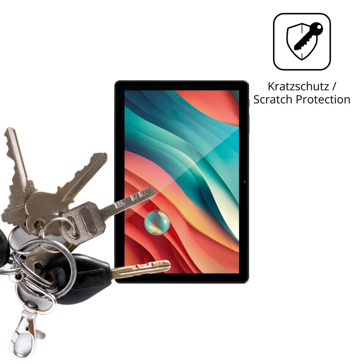 2x Schutzfolie klar für SPC Gravity 5 SE Display-S (4)