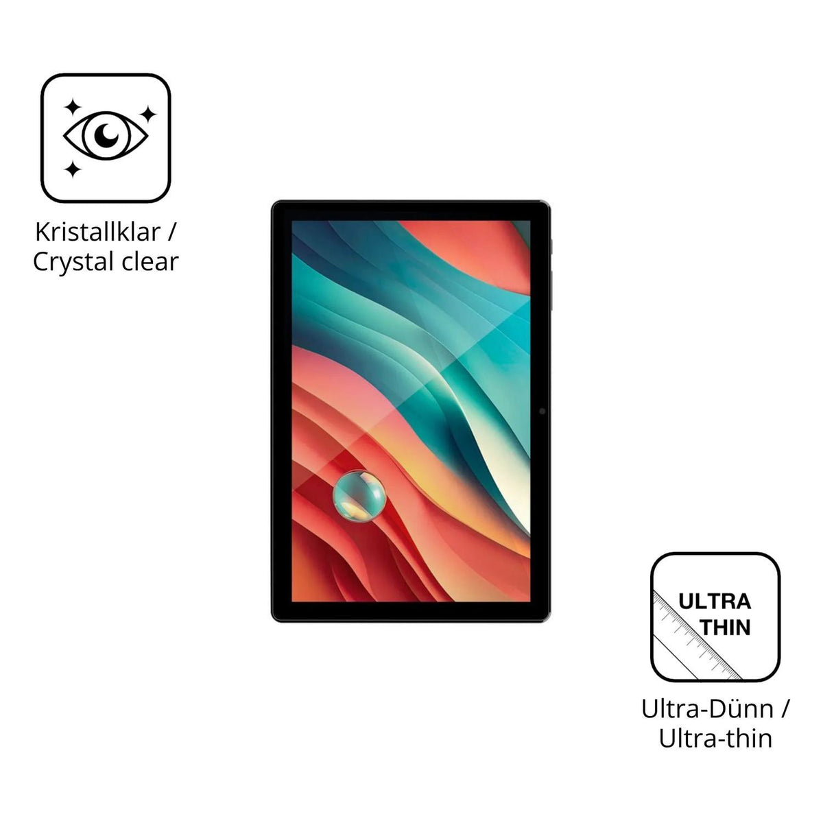 2x Schutzfolie klar für SPC Gravity 5 SE Display-S (5)