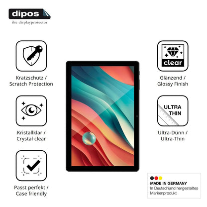 2x Schutzfolie klar für SPC Gravity 5 SE Display-S (7)