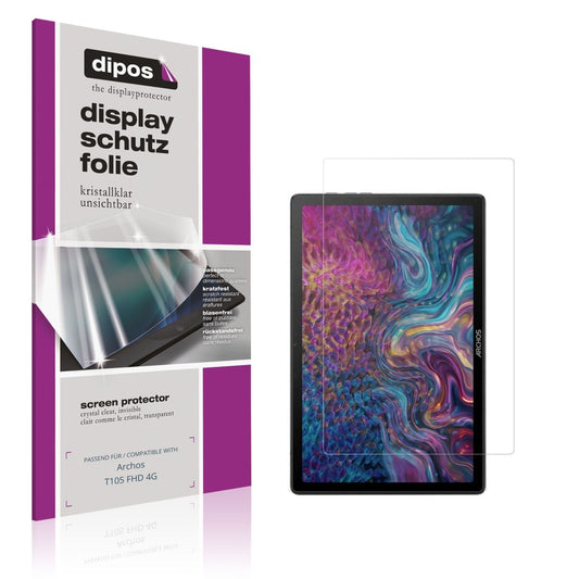 2x Schutzfolie klar für Archos T105 FHD 4G Display (1)