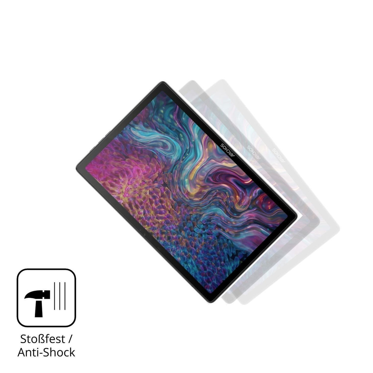 2x 9H Schutzfolie für Archos T105 FHD 4G Panzerfol (4)