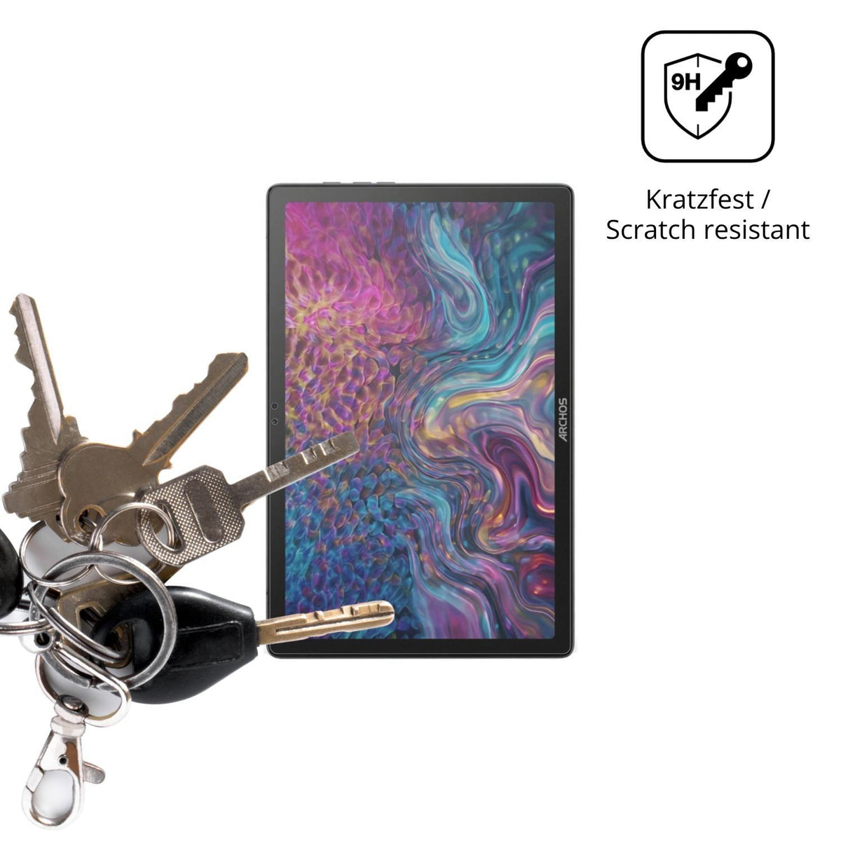 2x 9H Schutzfolie matt für Archos T105 FHD 4G Panz (3)