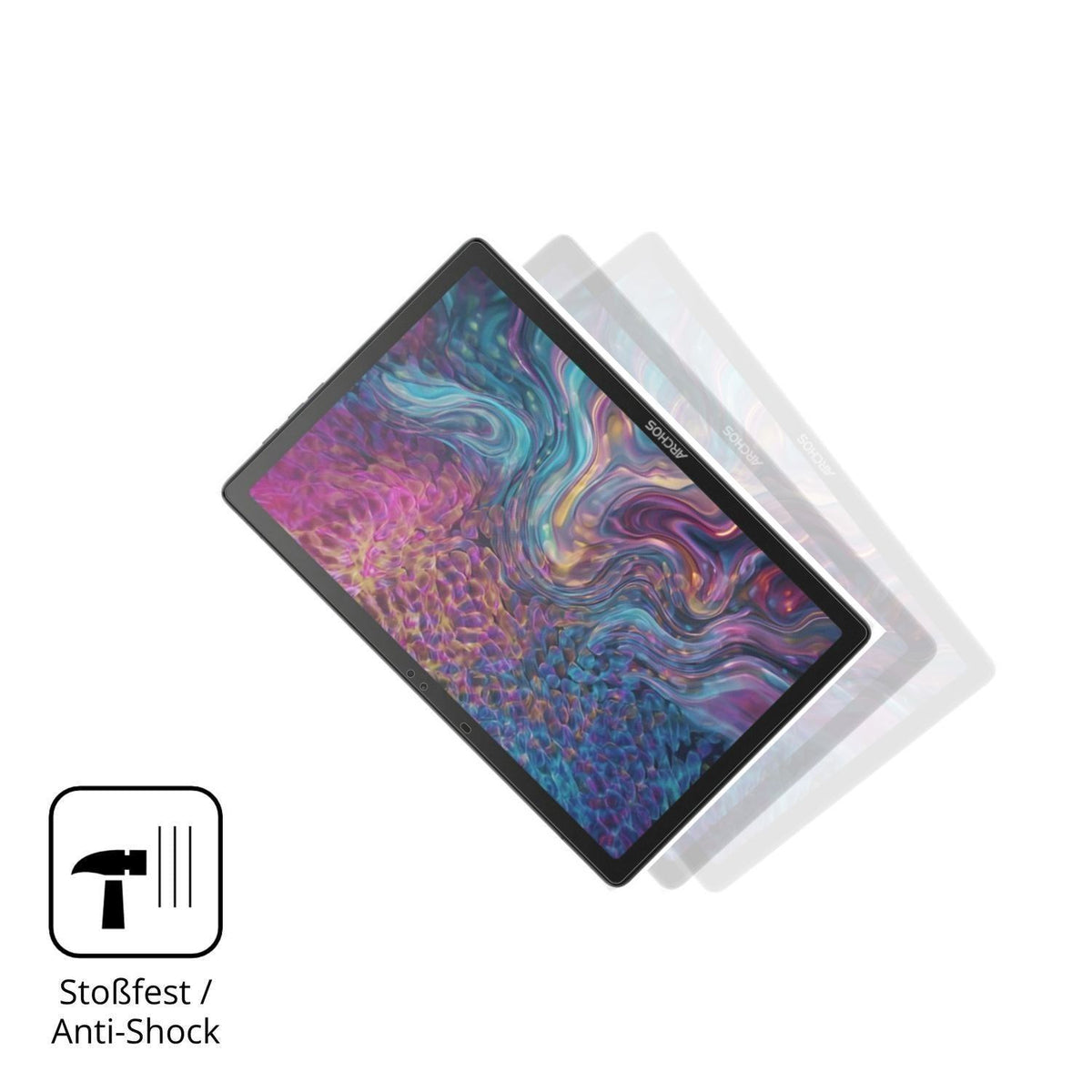2x 9H Schutzfolie matt für Archos T105 FHD 4G Panz (4)