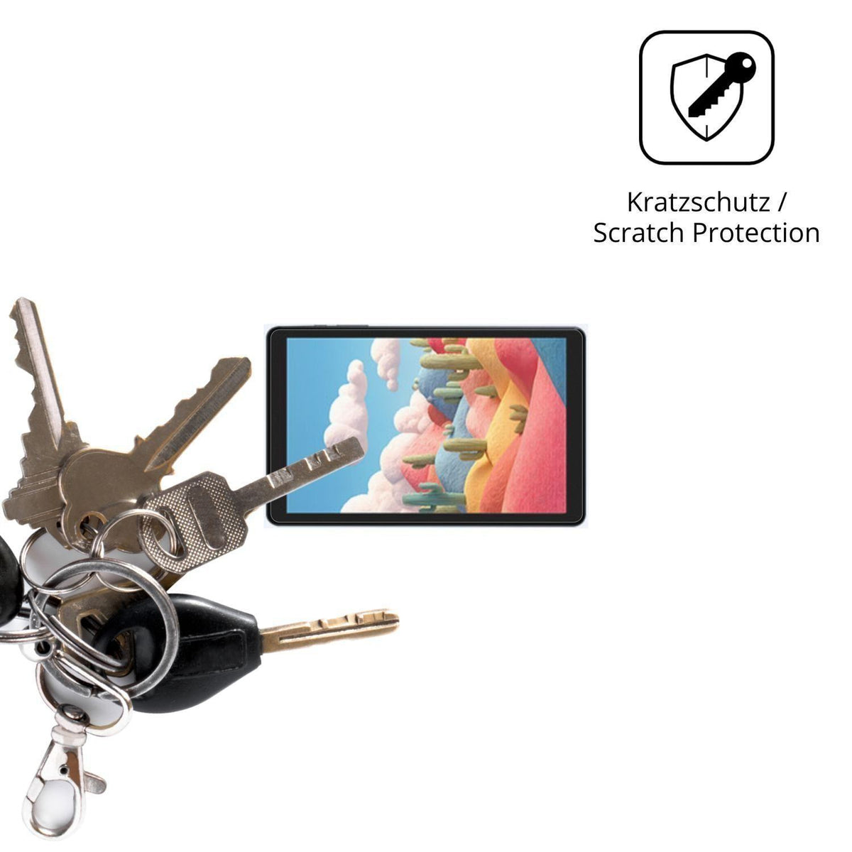 2x Schutzfolie matt für ALLDOCUBE Kido 8 Zoll Disp (4)