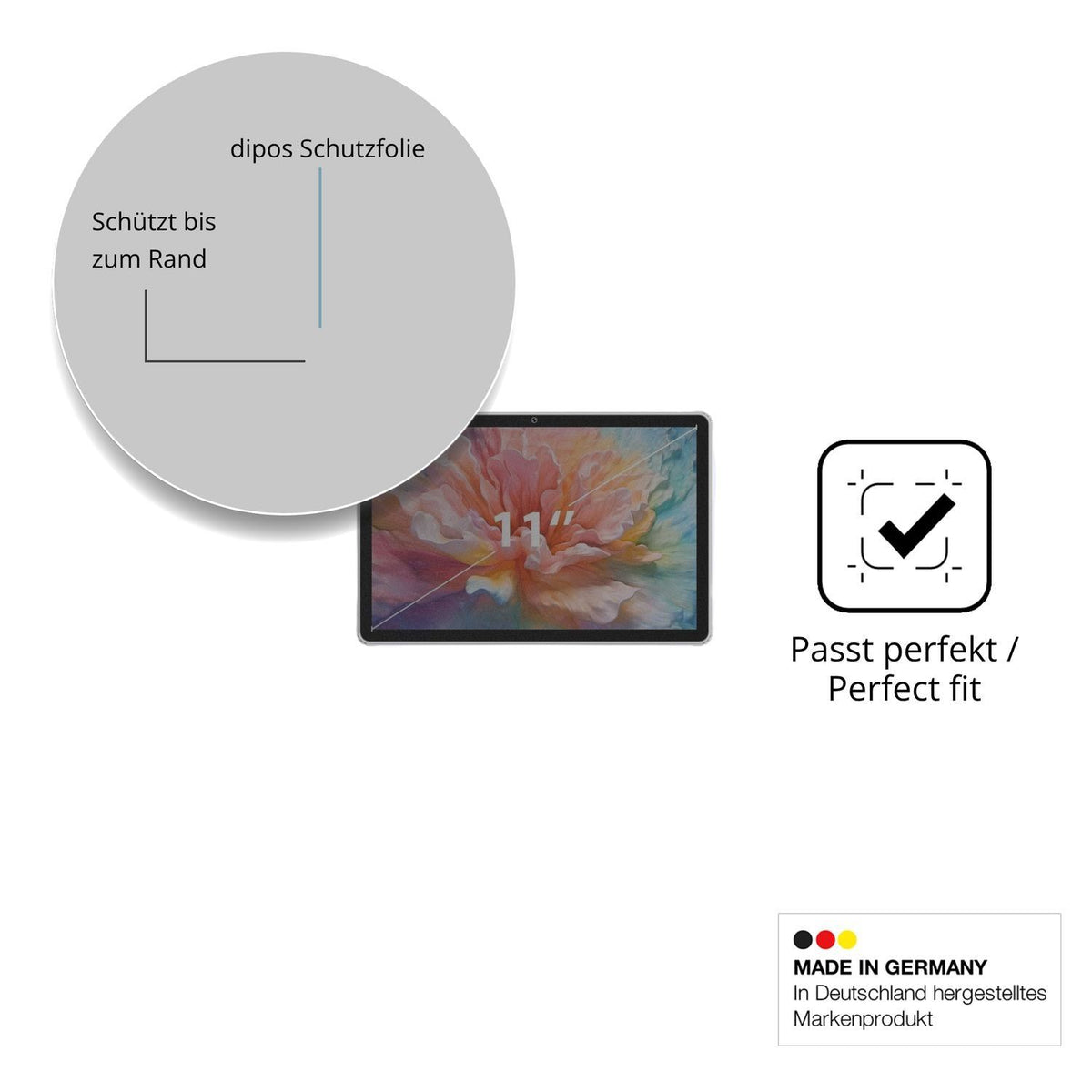 Blickschutzfolie für PIXGOOD M902 matt Schutzfolie (4)