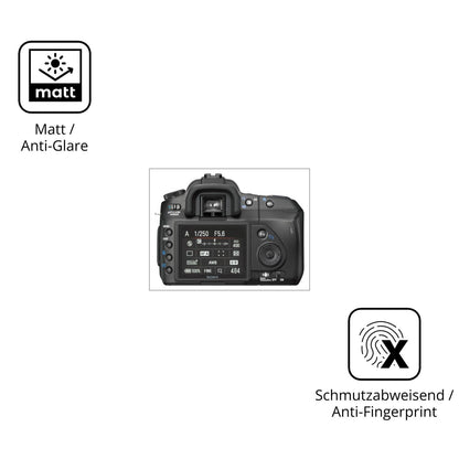2x 9H Schutzfolie matt für Sony DSLR-A200 Panzerfo (5)