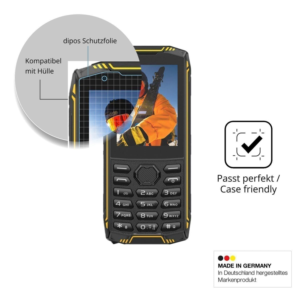 4x Schutzfolie matt für Ulefone Armor Mini 5 Displ (6)