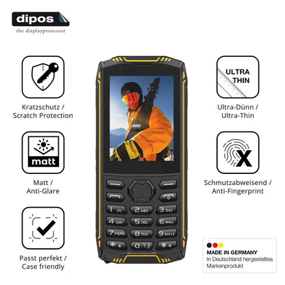 4x Schutzfolie matt für Ulefone Armor Mini 5 Displ (7)