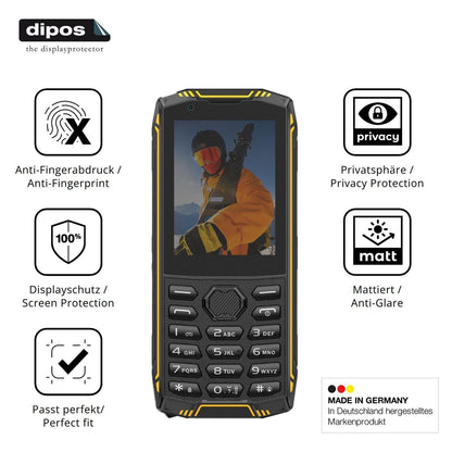 Blickschutzfolie für Ulefone Armor Mini 5 matt Sch (5)