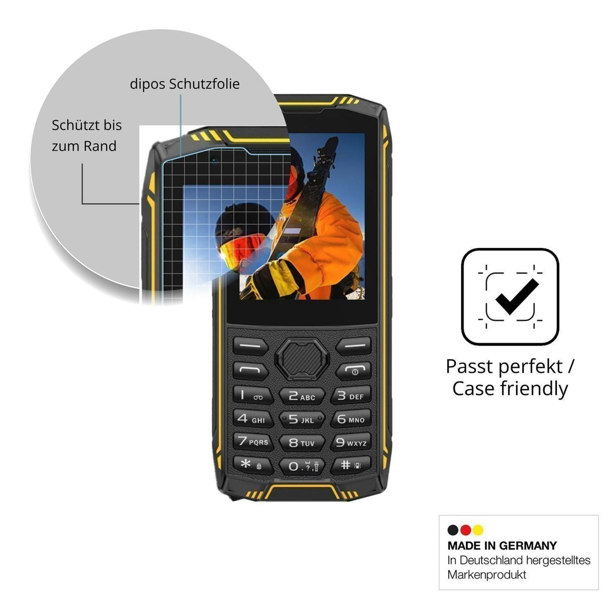 2x 9H Schutzfolie für Ulefone Armor Mini 5 Panzerf (6)