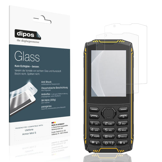 2x 9H Schutzfolie matt für Ulefone Armor Mini 5 Pa (1)