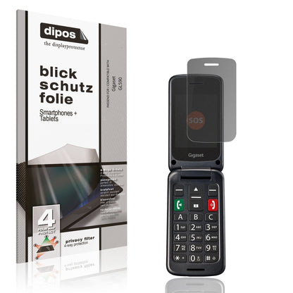Blickschutzfolie für Gigaset GL590 matt Schutzfoli (1)