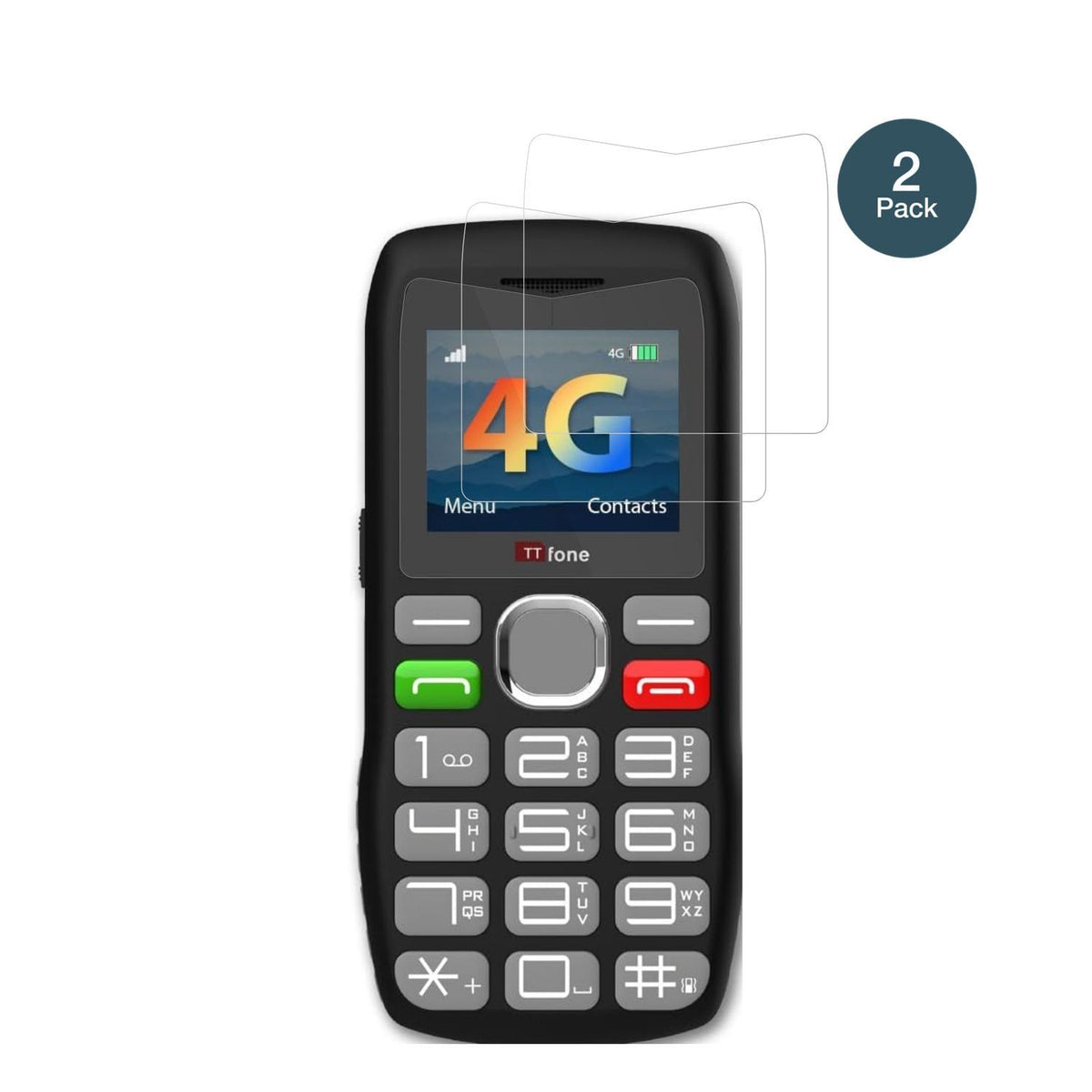 2x 9H Schutzfolie für TTfone TT890 4G Panzerfolie (2)