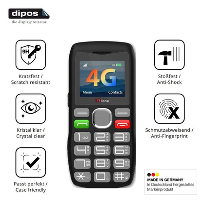 2x 9H Schutzfolie für TTfone TT890 4G Panzerfolie (7)