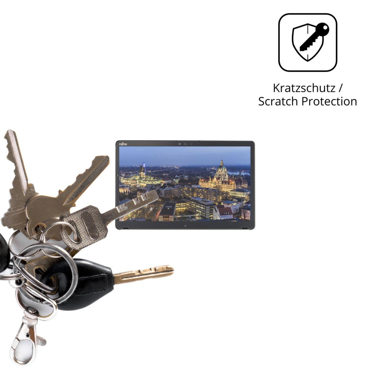 2x Schutzfolie matt für Fujitsu Stylistic Q739 Dis (4)