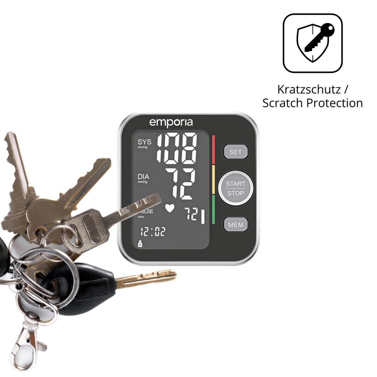 4x Schutzfolie matt für Emporia BPM-V20 Display-Sc (4)
