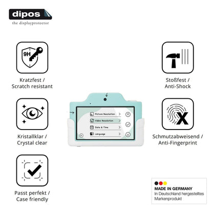 2x 9H Schutzfolie für Kidamento RKD18 K Zippy Panz (7)